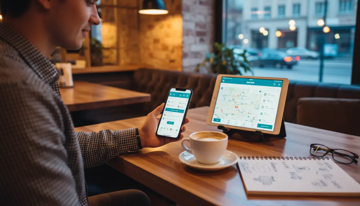 planning weekend city break using travel apps and itinerary tools