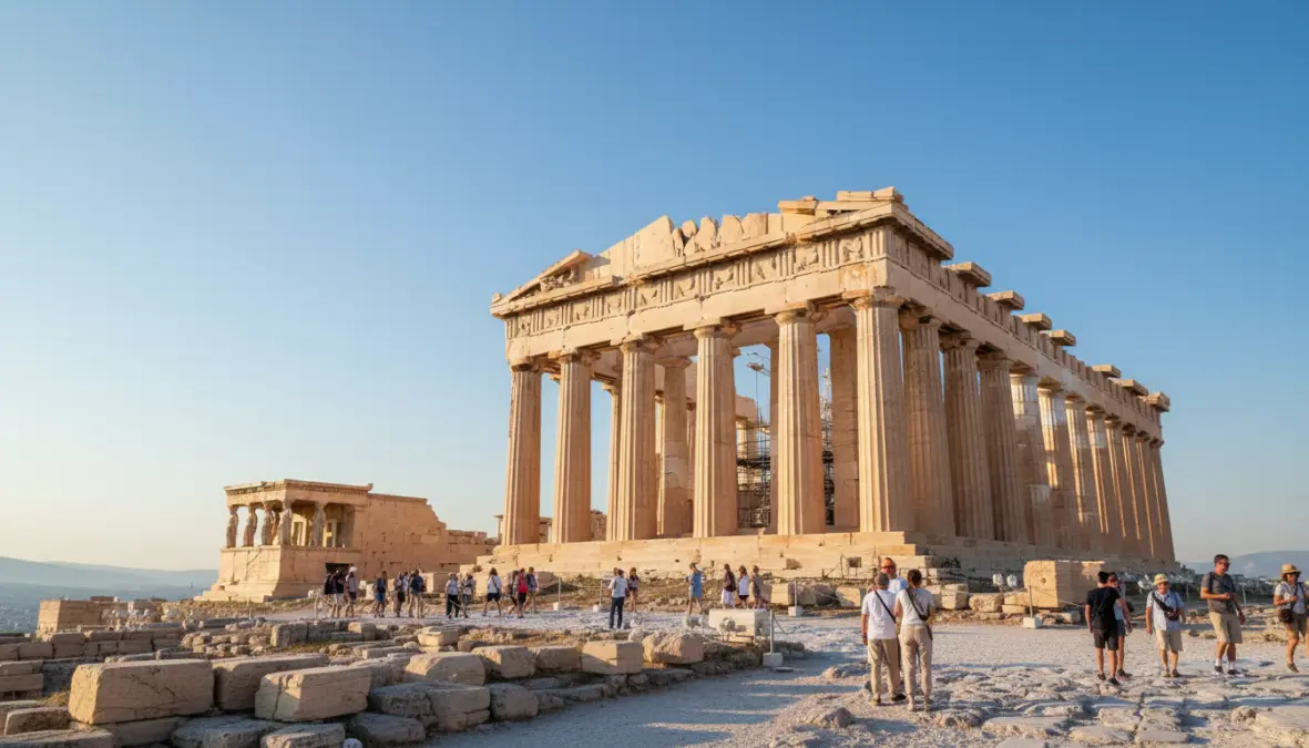 Parthenon temple on Acropolis in Athens, essential stop on any athens 2 day itinerary