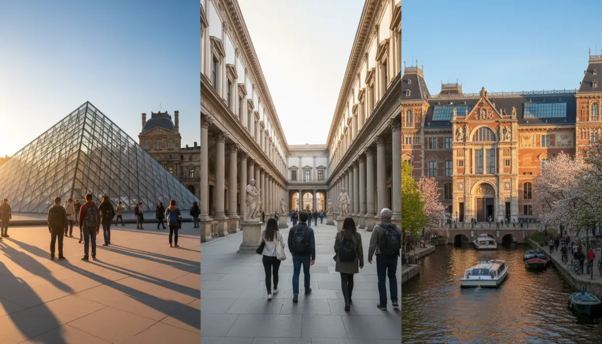 Top art cities in Europe featuring famous art museums and galleries perfect for weekend cultural breaks