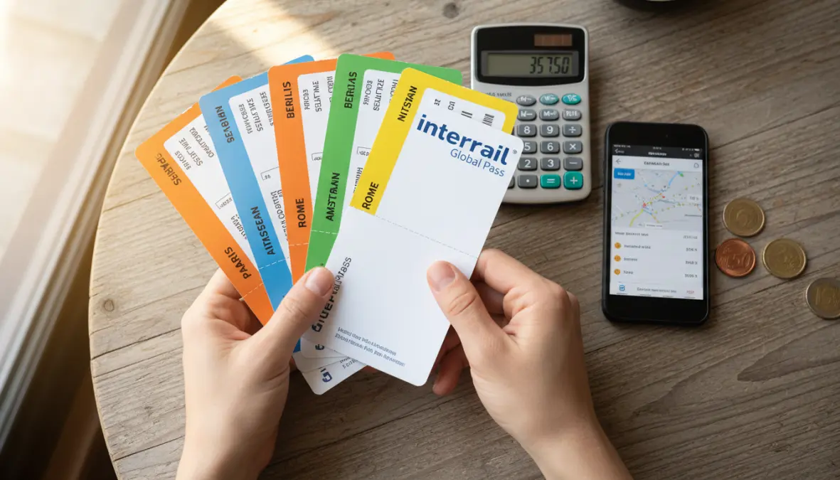 Comparing rail pass cost versus point to point tickets for european train travel