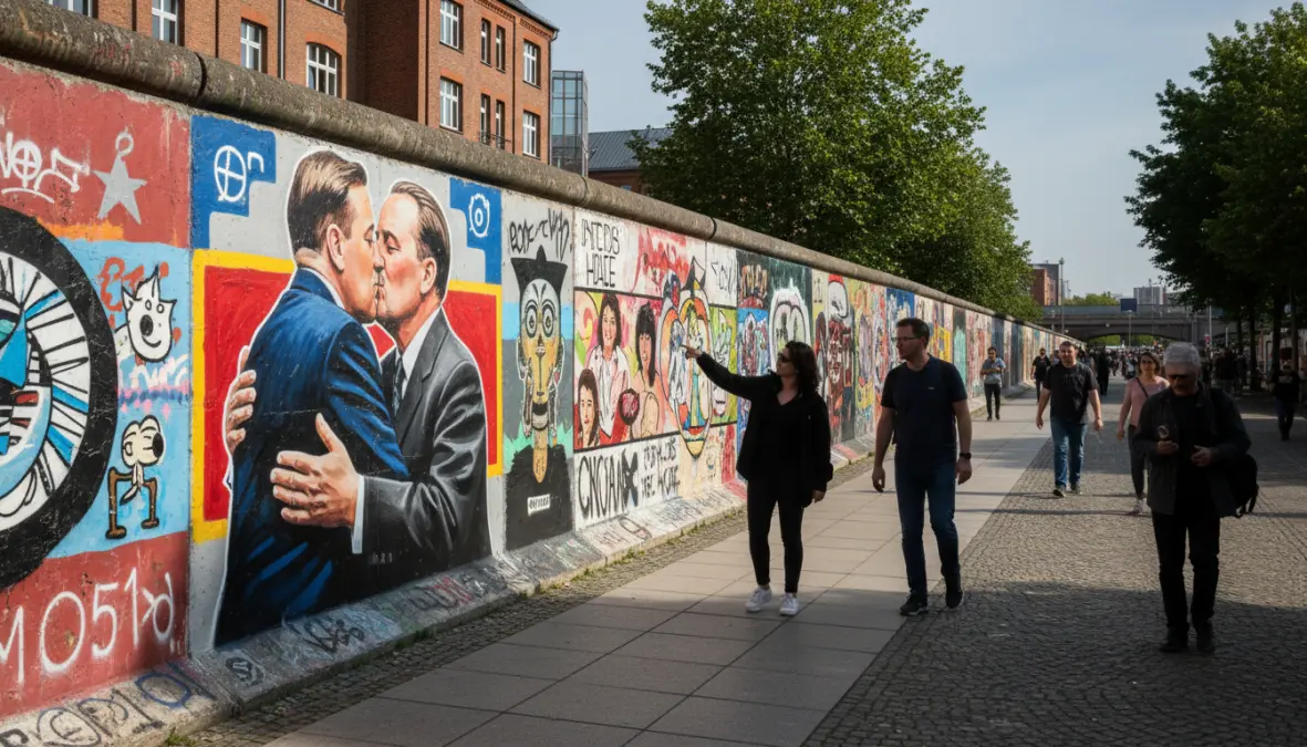 East Side Gallery Berlin Wall street art, must-see stop on berlin street art tour