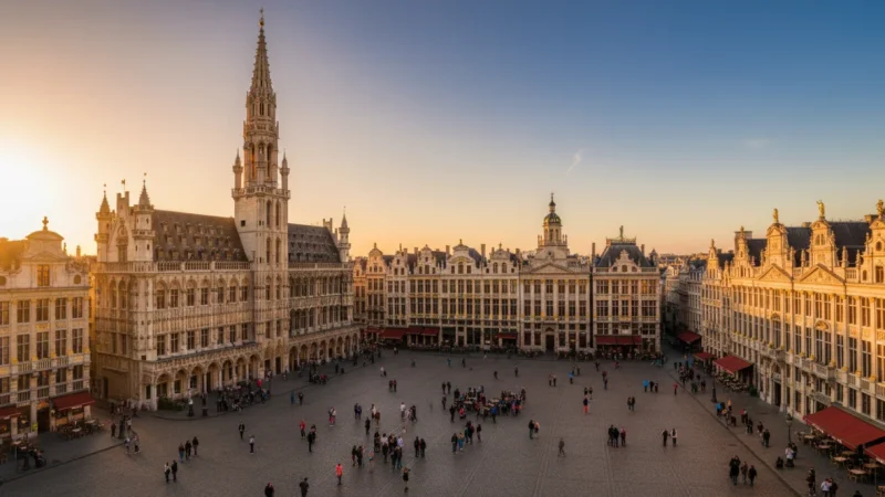 One Day in Brussels: Grand Place, Comics, and Belgian Waffle Trail
