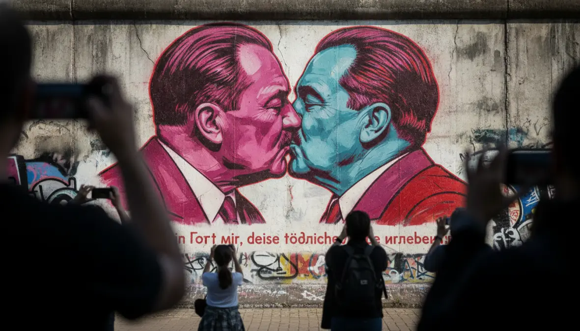 East Side Gallery street art murals on Berlin Wall, essential stop on berlin weekend itinerary
