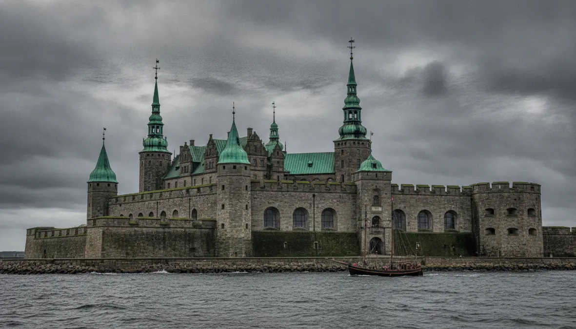 Kronborg Castle in Helsingør, famous Hamlet's castle on Danish castles tour