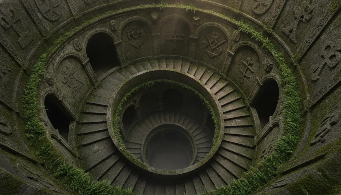 Quinta da Regaleira Initiation Well in Sintra, must-see attraction on day trips from Lisbon