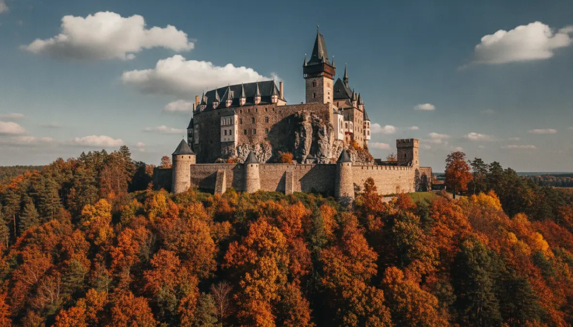 Karlštejn Castle near Prague, one of the most famous Bohemian castles for day trips