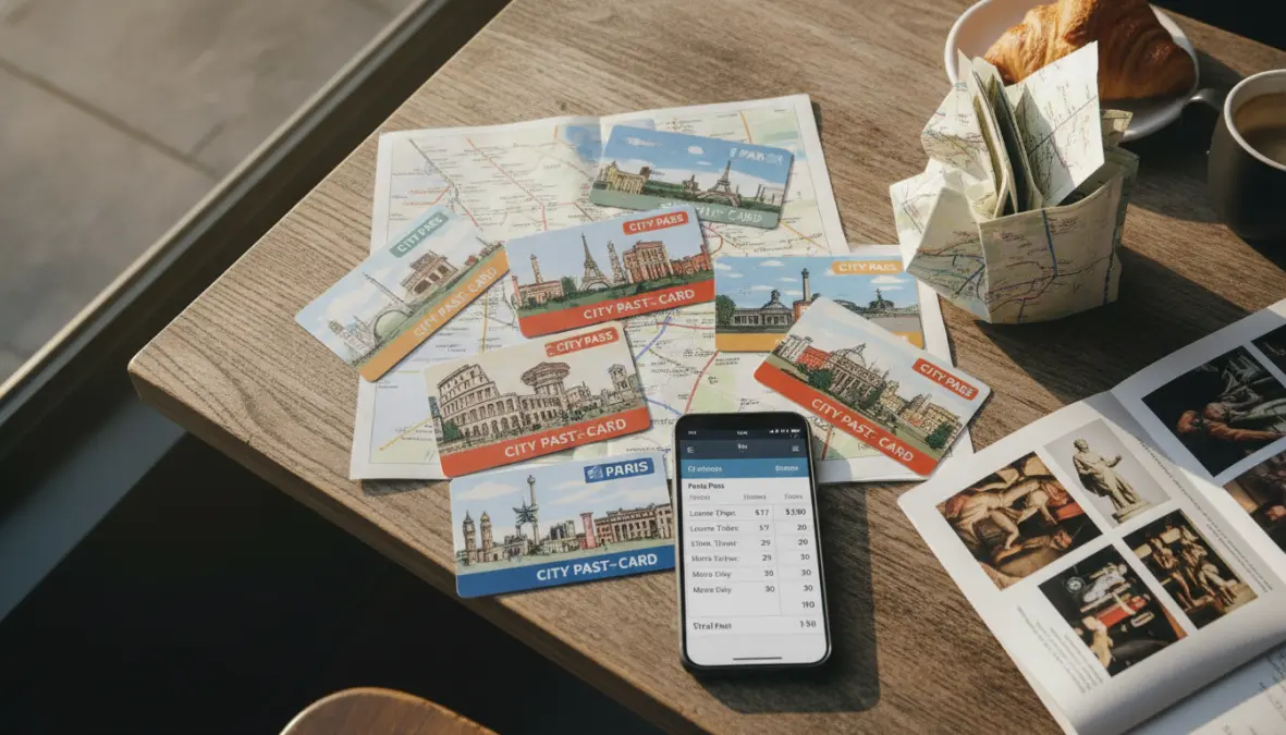 Comparison of best European city cards and tourist passes with pricing details