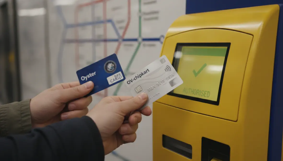European metro transit cards and contactless payment options for public transport